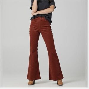 Lee Corduroy High-Rise Flare Sweet Maple Jeans